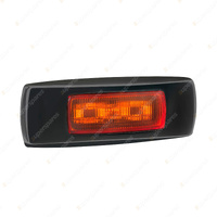 Narva 9-33V LED Front End Outline Marker Amber Black Cover 0.5m Cable