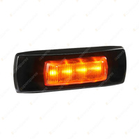 Narva 9-33V LED Side Directional Indicator Amber Black Cover 0.5m Cable