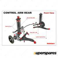 Rear Control arm lower outer bearing for Subaru BRZ ZC6 Crosstrek XV GP7 XV GP7