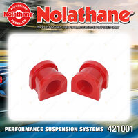 Nolathane Front Sway Bar Mount Bushing Kit 27mm for FPV F6X SY 4.0L 2008-2009