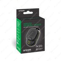 Oricom Wireless Wearable Speaker - 600mAh Rechargeable Battery WBS01