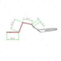 Oricom Fender Mount Bracket Brushed Stainless Steel for Ford Ranger MKII Everest