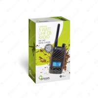 Oricom Camo 5 Watt Handheld UHF CB Radio - Backlit LCD Display ULTRA550-1C