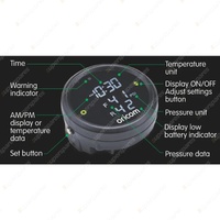 Oricom Motorcycle Tyre Pressure Monitoring System - 2 External Sensors TPMC-2E