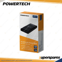 Powertech Portable Power Bank 20000mAh 45W USB C Wireless Battery Charger