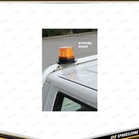 Motolite 60 LED Revolving / Strobe Light - Amber with Screw On Base