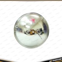2 x Motolite 12V 55W 2 Pin Sealed Beams - 5-3/4" 146mm Diameter Round Small Beam