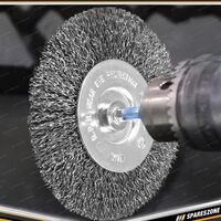 PK Tool 50mm 2 Inch Wire Wheel Fine Brush - Heavy Duty Industrial Strength