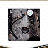 3 Pcs of PK Tool Petrol Engine Compression Tester Kit - 300psi Gauge 330mm Hose