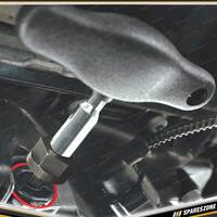 4 Pcs of PK Tool Plastic Oil Pan Drain Plug Tool Set - 1/4 Inch Drive T-Handle