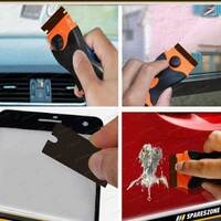 PK Tool Non-Marring Plastic Blade Scraper - with 10x Double Sided Blades