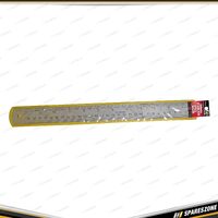 PK Tool 300mm 12 Inch Steel Ruler - with Inch / mm Conversion Table