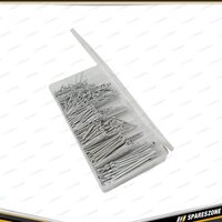555 Pcs of PK Tool Cotter Pin Assortment - Split Pins in Re-Sealable Case