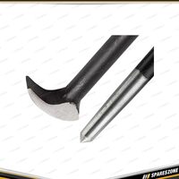 5 Pcs of PK Tool Pry Bar Set - with 4x 45 Degree Bend & 1x Roll Nose Pry Bar