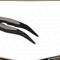 PK Tool 1000V VDE 200mm Heavy Duty Bent Nose Plier - Slip Guards Cr-V