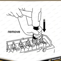 PK Tool Valve Collet/Keeper Remover&Installer - Suit Valves with 4.5-7.5mm Stems