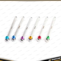 7Pc PK Tool Brake & Clutch Bleeding Spanners Set - with Hose & Check Valve 6pt