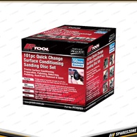 101 Pcs of PK Tool Quick Change Surface Conditioning Sanding Disc Set