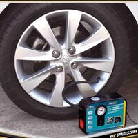 Pro-Tyre 12V Compact Air Compressor - Small Space Big Tyre Inflation Power