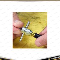 Pro-Tyre 4-Way Valve Tool - Removes & Replaces Valves Fits All Types