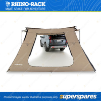 Rhino Rack Tapered Batwing Extension with Door 33112 - Waterproof UV Canvas