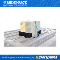 Rhino Rack Double Pioneer Jerry Can Holder 61006 - Lightweight Aluminium