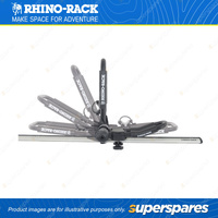 Rhino Rack Folding J Style Kayak Carrier S512 - Supplied With 4 Tie Down Straps