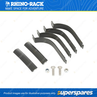 2 x Rhino Rack 100mm/4" Vortex Pipe Clamps SPC4 - Suits 100mm Conduit Carriers