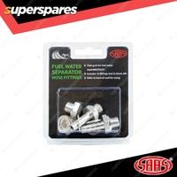 SAAS Fuel Water Separator Fitting Kit Assembly Suits 5/16 Inch Fuel Lines