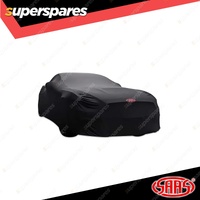SAAS Car Cover Indoor Classic Ultra 4 Way 4.40m-4.7m Black Finish