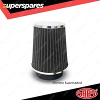 SAAS Pod Filter Black Small 60-76mm Multifit Neck Collar with Hose Clamps