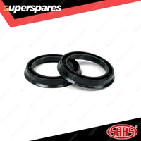 Pair SAAS Hub Centric Rings ABS Plastic 73.1mm OD 54.1mm ID Seating Flange