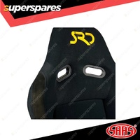 SAAS Seat SR2 Club Fixed Back FPR Black Large Offers Seat Comfort Side Support