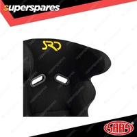 SAAS Seat SR3 Race Fixed Back FRP Black Offers Seat Comfort Side Support