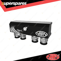 SAAS Diff Breather Kit 4 Port incl Nylon Bushes for Mitsubishi Triton MQ MR