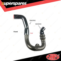 SAAS Silicone Intercooler Blue Rear Hot Pipe for Ford Ranger PX 3.2L 2011-2022