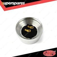 SAAS Horn Button Brushed Alloy Billet Tall Suits Deep Dish Steering Wheels