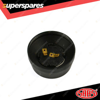 SAAS Horn Button Black Finish Billet Tall Suits Deep Dish Steering Wheels