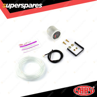 SAAS Mechanical Boost Gauge Diesel 0-20 psi 52mm Autoline Series Black 12V