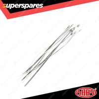 SAAS Stainless Steel Cable Ties 300mm Length Durable - in a Pack of 10