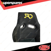 SAAS Seat SR2 Club Fixed Back FRP Black Offers Seat Comfort Side Support