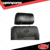 SAAS Premium Sports Seat 4x4 Black Cloth with PU Trim Dual Recliner ADR