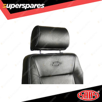 SAAS Trax Premium Seat 4x4 Black Genuine Leather Dual Recliner ADR Compliant