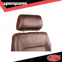 SAAS Trax Premium Seat 4x4 Brown Genuine Leather Dual Recliner ADR Compliant