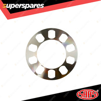 SAAS Wheel Spacers Universal 5 Stud 8mm Thickness Small Diameter Pack of 2
