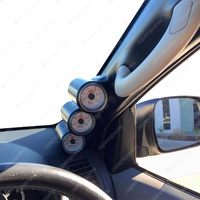 SAAS Gauge Pillar Pod for Toyota Hilux KUN Series KUN26 KUN16 2005-2015 3 Gauge