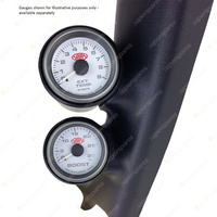SAAS Gauge Pillar Pod for Toyota Landcruiser 75 Series 1985-1999 Cab Chassis