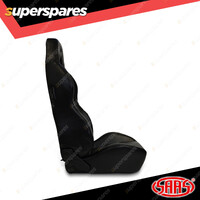 1 x SAAS Seat Dual Recline Kombat Black - PU Leather ADR Compliant