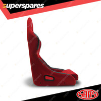 1 x SAAS Brand Seat Fixed Back Mach II Red Color - with ADR Compliant