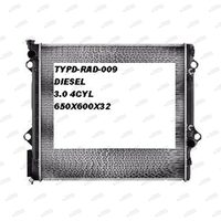 Radiator for Toyota Landcruiser Prado ZJ120 3.0L Inline 4 Turbo Diesel 1Kdftv